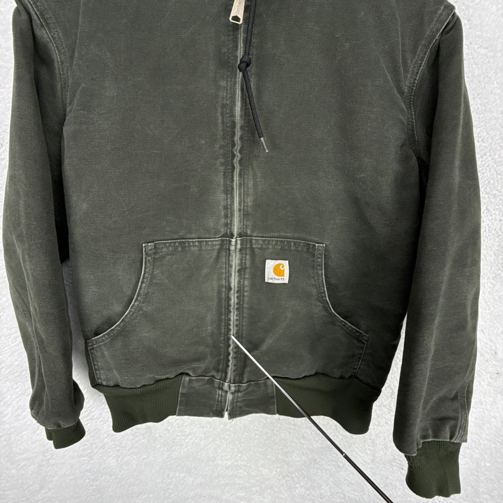 Carhartt Sandstone Active Jacket Quilt Lined Womens XS WJ130 MOS Moss Green - Picture 13 of 16